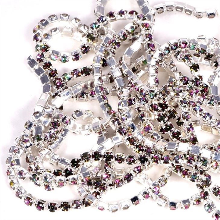 Red Rhinestone Chain-