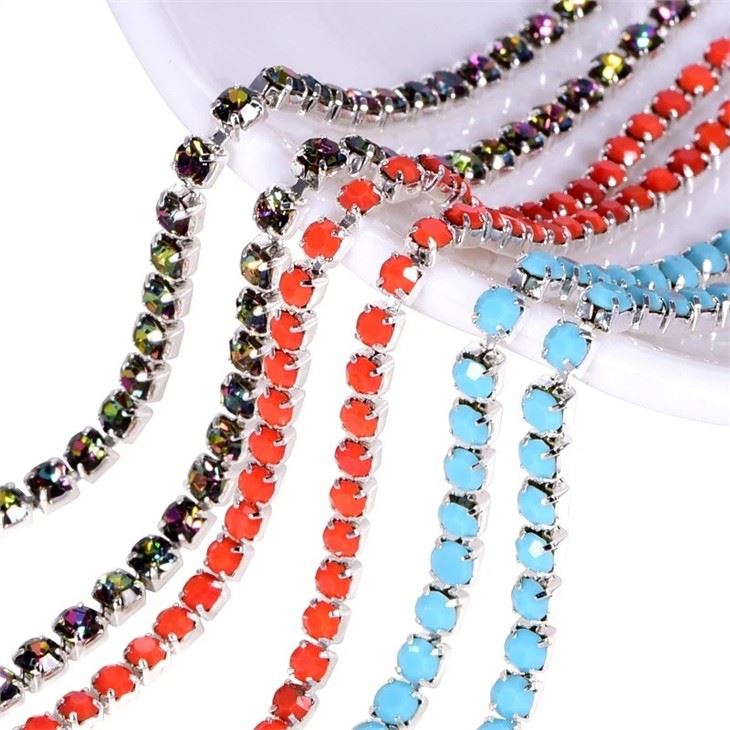 Red Rhinestone Chain