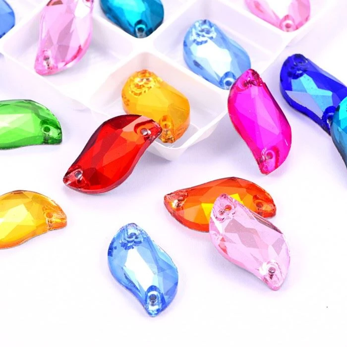 Sew on crystal for dance dress